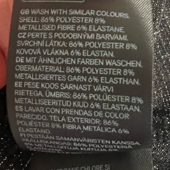 H&M Ladies Black Evening Sparkle
Ruched Front Dress Size Medium New
With Tags - Picture 6 of 9